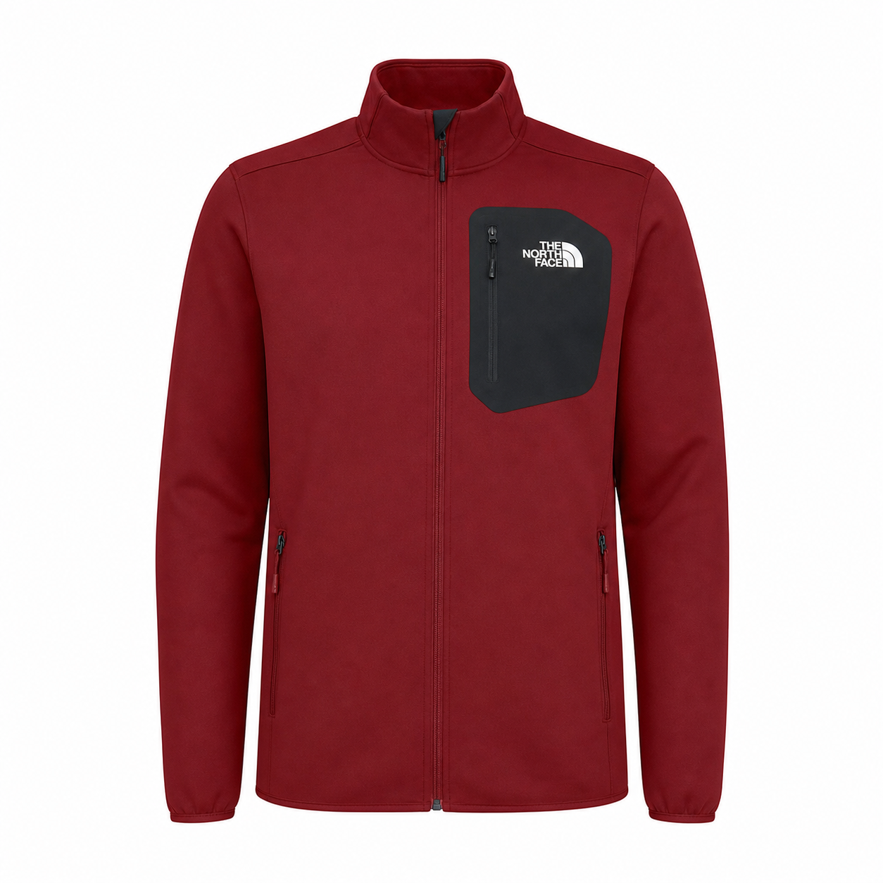 The North Face Dove Creek Full-Zip Fleece Jacket NF0A8FQN in Cardinal Red